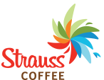 Strauss Coffee logo, link to home page